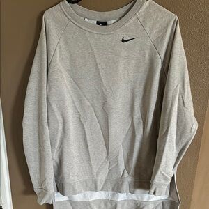Nike Heather Gray Crewneck Sweatshirt adult small